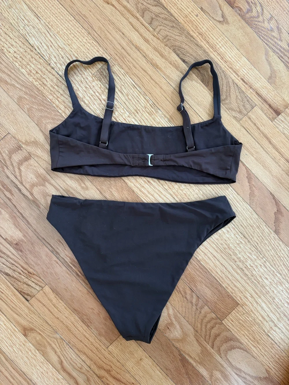 Square Neck Bikini with High Cut bottoms